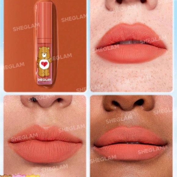SHEGLAM X Care Bears Share A Smile Lip Set 3 Pcs/Set High Shine Finish Lip - Picture 5 of 9
